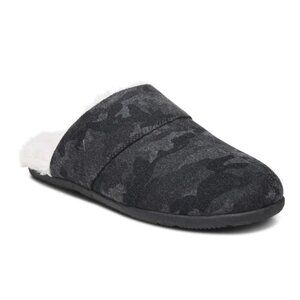 Vionic  Men's   Alfons   Dark   Shadow   Camo   Gray   Mule   Orthotic   Slipper